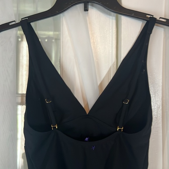 I.D. SARRIERI One Piece Swarovski Allover Bodysuit Women’s EUR Size 38 Black - Picture 6 of 12